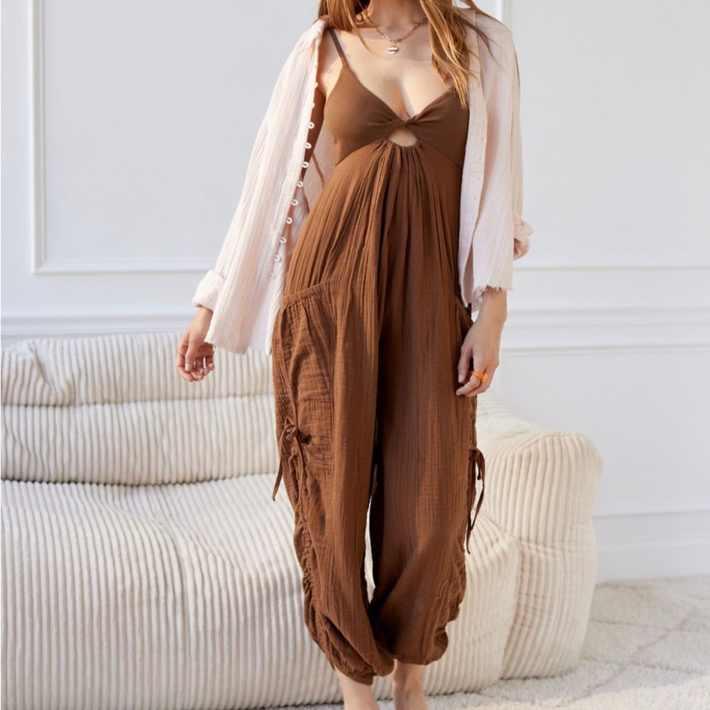 Earthy Brown Jumpsuit